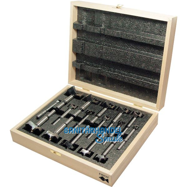 FISCH Kunstbohrerkassette Bohrer � 10 - 50 mm 16-teilig