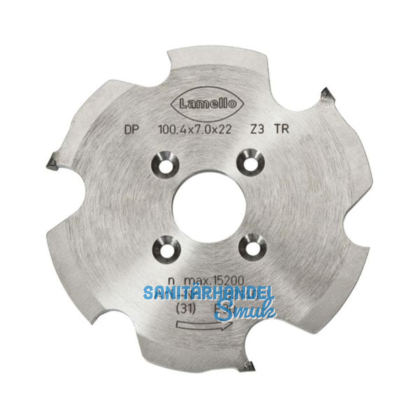 LAMELLO Diamant-Nutfr�ser 100 x 7 x 22 mm