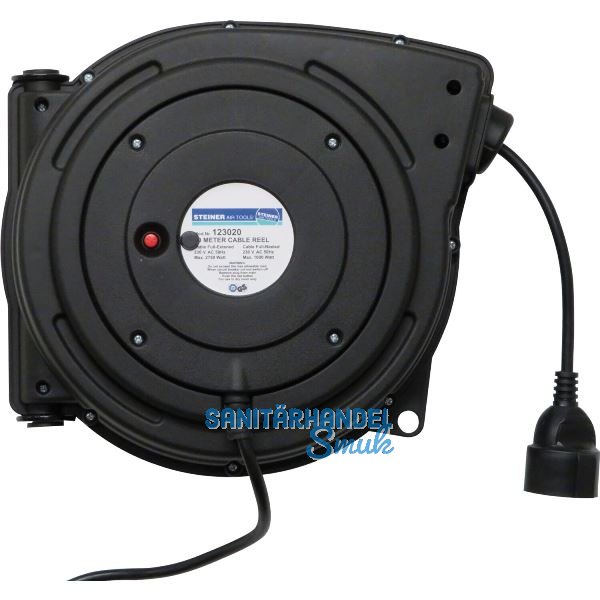 Federzug Kabelaufroller H05VV-F/3 x 1,5 L�nge 20 m IP42