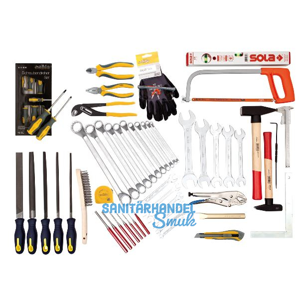 Werkzeugsatz f�r den Schlosser 70-teilig