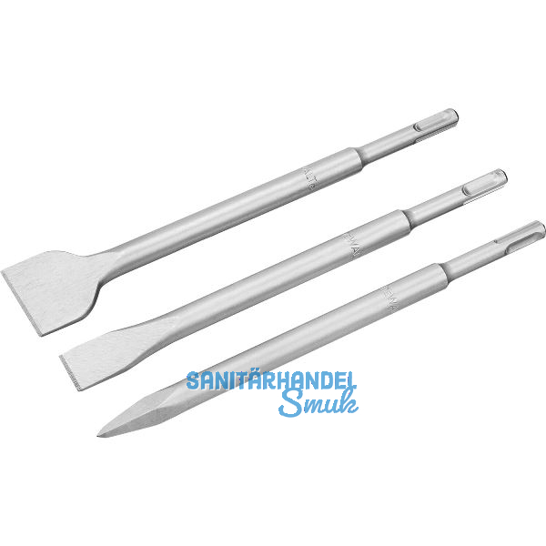 DEWALT SDS-Plus Mei�el-Set mit 2 Flachmei�el, 1 Spitzmei�el