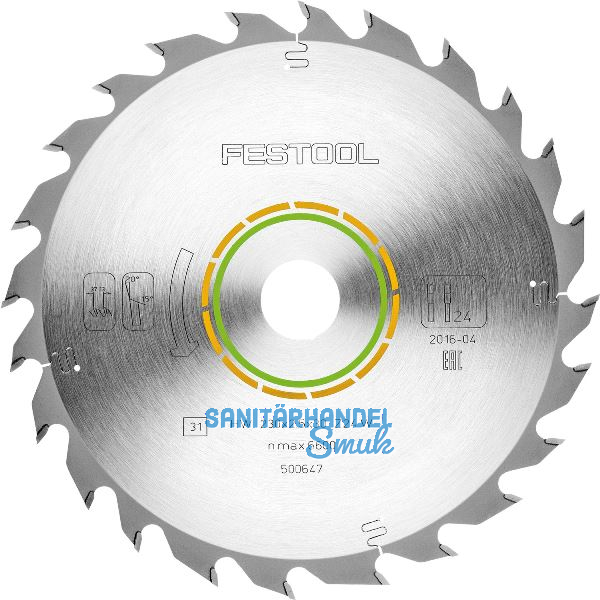 FESTOOL Standard Kreiss�geblatt HW � 230x2,5x30 Z�hne 24 Wechselzahn