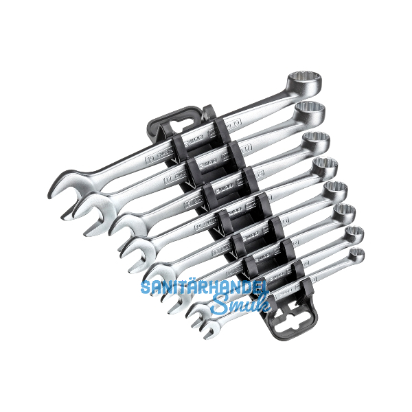 WGB Ringmaulschl�ssel-Satz Hot!Force DIN ISO 691 und DIN ISO 1711 8-19 mm 8-tlg.