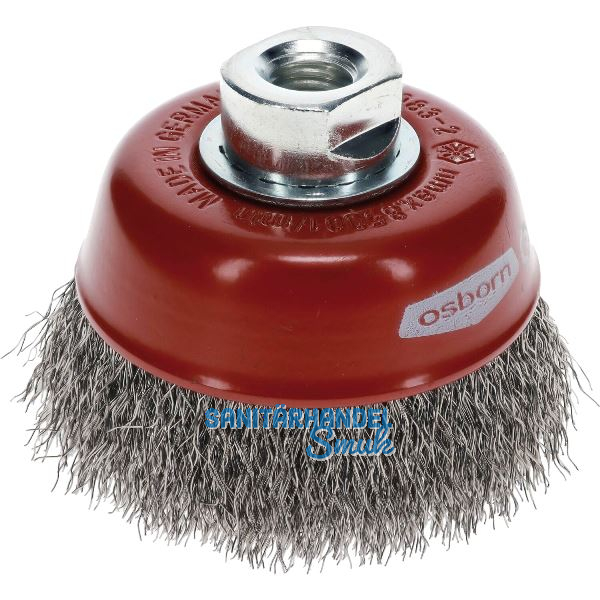 OSBORN Fl�chenreinigungs Topfb�rste 80 x 25 mm Stahldraht M14