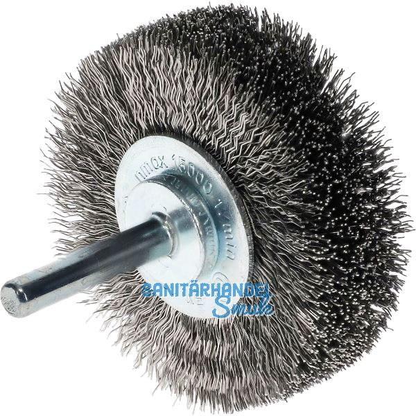 OSBORN Rundb�rste mit Schaft 60 x 18 x 6 mm Stahldraht