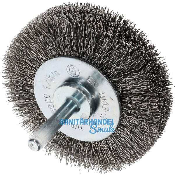OSBORN Rundb�rste mit Schaft 70 x 18 x 6 mm rostfreier Stahldraht