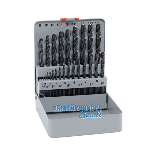 MAYKESTAG Bohrer-Kassette DIN338RN HSS � 1-13 mm 25-teilig
