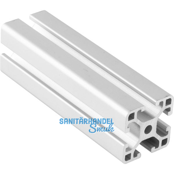 Aluminium Nutprofil ISP Nut 6 L30 leicht 30 x 30 mm 4 Nuten