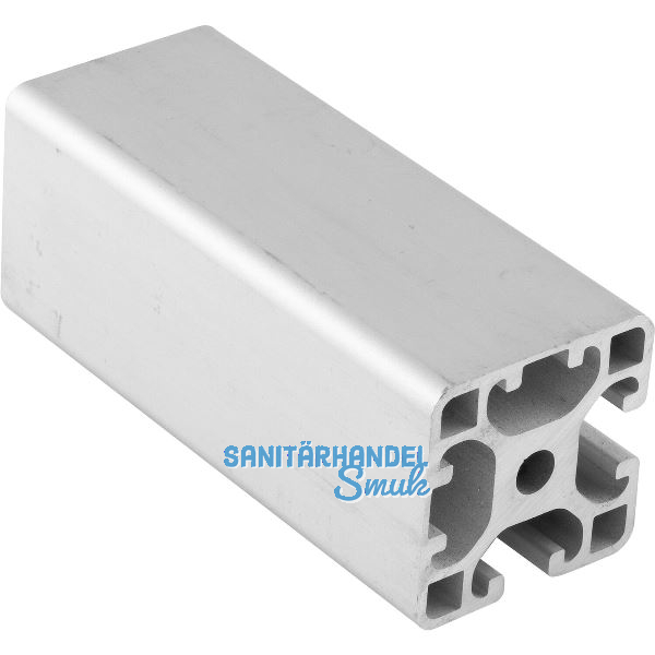 Aluminium Nutprofil ISP Nut 8 L43 leicht 40 x 40 mm 2 Nuten