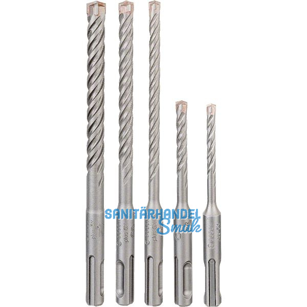 BOSCH SDS-Plus p5X Hammerbohrer-Satz HM � 5-10 mm 5-teilig
