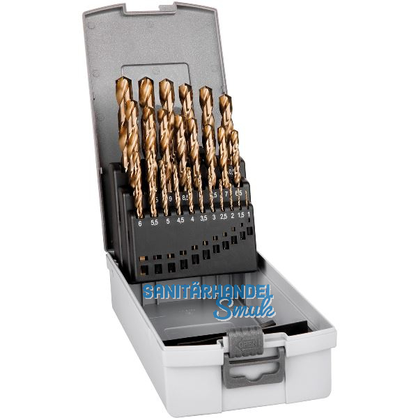 ALPEN Spiralbohrer-Kassette DIN338RN HSS Cobalt GRIP KP25 � 1-13mm 25-teilig