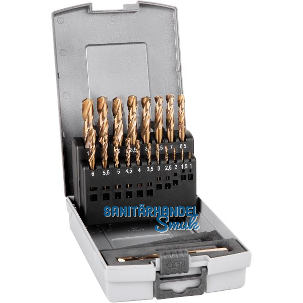 ALPEN Spiralbohrer-Kassette DIN1897PZ HSS Cobalt GRIP KP24 � 1-10mm 24-teilig