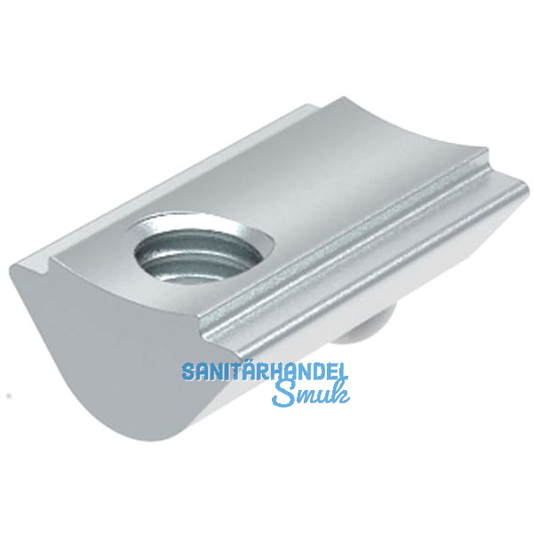 FATH Nutenstein Nut 6 einschwenkbar mit F�hrungssteg und Federkugel M5