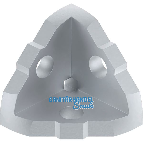 FATH Eckwinkel I 30 x 30 mm Zinkdruckguss Nut 6
