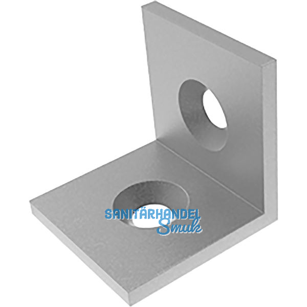 FATH Stahlwinkel 30 x 30 mm pulverbeschichtet alufarbig