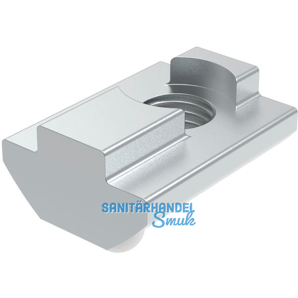 FATH Nutenstein Nut 8 mit F�hrungssteg und Federkugel M8