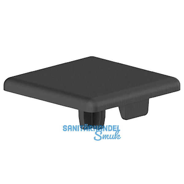 FATH Abdeckkappe f�r Profile 80 x 80 mm steckbar 4 Kreuze schwarz Nut 8