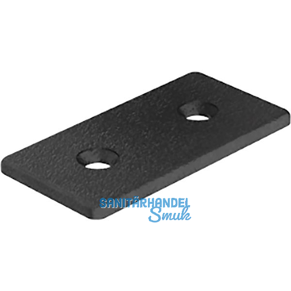 FATH Abdeckkappe f�r Profile 40 x 80 mm anschraubbar schwarz