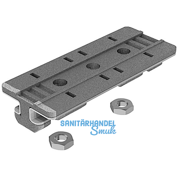 FATH Profilgleiter 40 x 80 mm mit Muttern, Nut 8