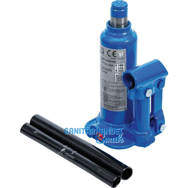 BGS Hydraulischer Flaschenwagenheber 2T