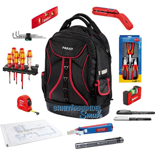 Werkzeugrucksack Elektro-Set 21-teilig