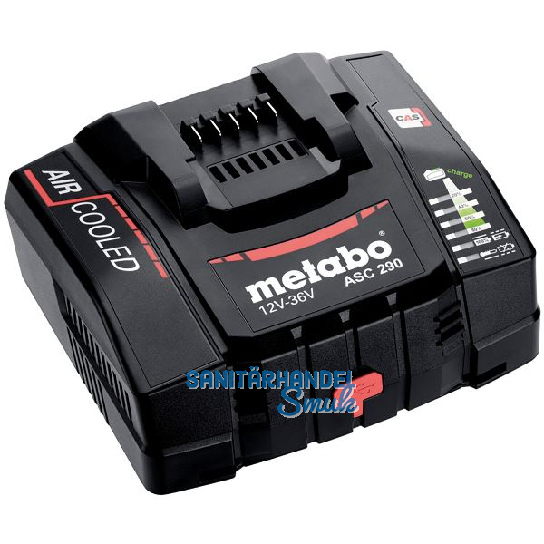 METABO Ladeger�t ASC 290 f�r 12 - 36 Volt Li-Ion Akkus