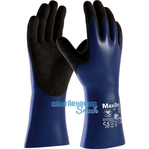 ATG Chemikalien-Schutzhandschuh MaxiDry Plus Gr��e 8