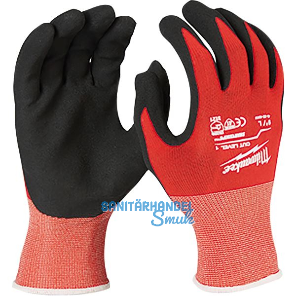 MILWAUKEE Schnitt-Schutzhandschuh A Gr��e 9