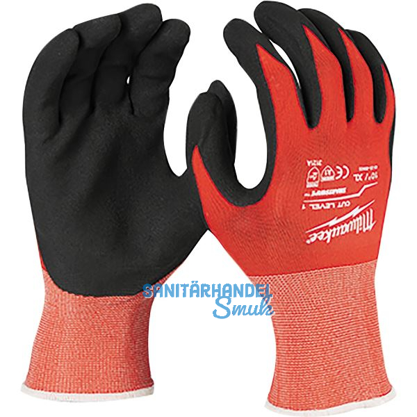 MILWAUKEE Schnitt-Schutzhandschuh A Gr��e 10