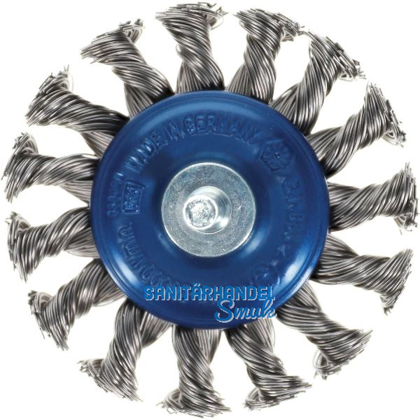 OSBORN Rundb�rste mit Schaft 75 x 12 x 6 mm Stahldraht gezopft