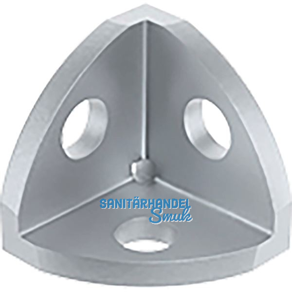 FATH Eckwinkel I 20 x 20 mm Zinkdruckguss Nut 5