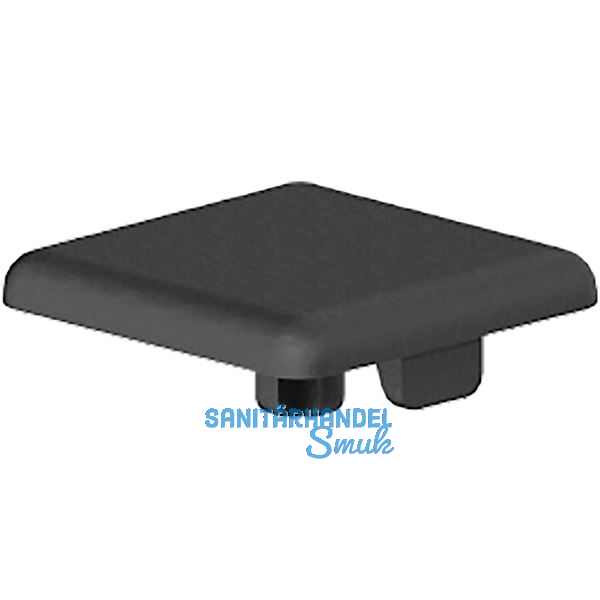 FATH Abdeckkappe f�r Profile 20 x 20 mm steckbar 1 Stift schwarz Nut 5