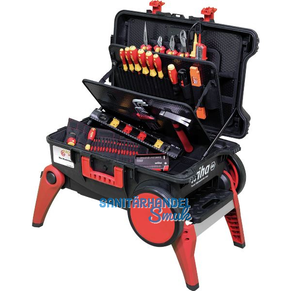 WIHA Werkzeugkoffer Elektro-Set XXL 4 Trolley 80-teilig
