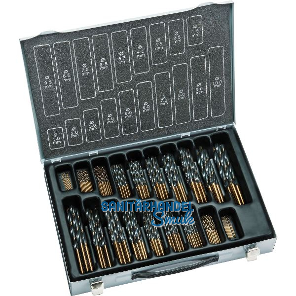 ALPEN Bohrer-Kassette Sprint Master DIN338RN HSS � 1-10 mm 170-teilig