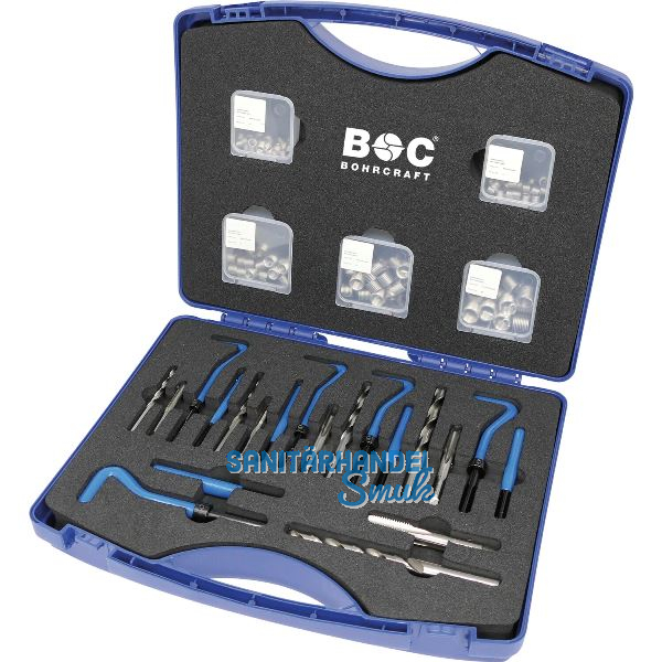 BOHRCRAFT Gewinde-Reparatur-Set M5 - M12 130-teilig