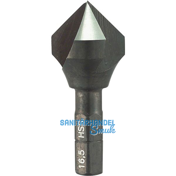 ALPEN Kegelsenker u. Entgratsenker BIT Z=3 90 Grad HSS M8 1/4"Sechskantschaft