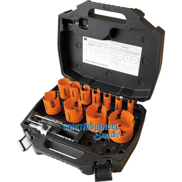 MANDREX Lochs�gensatz SuperXcut 6-teilig 25-82 mm