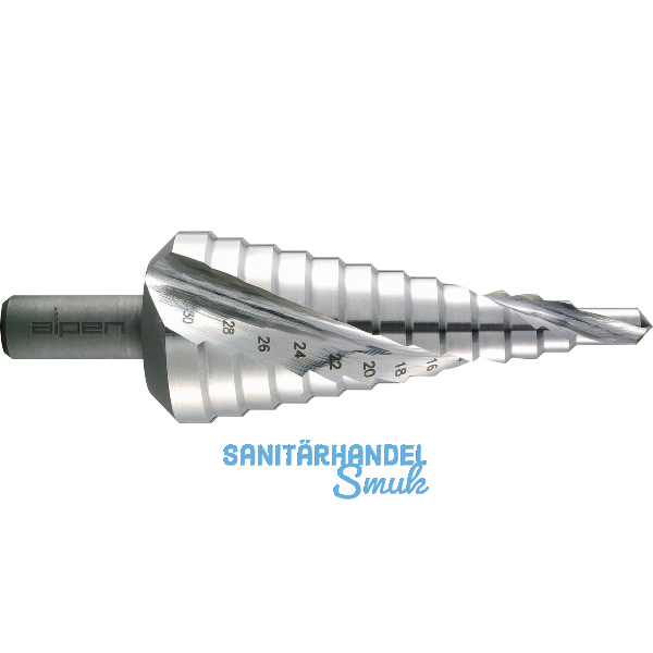 ALPEN Stufenbohrer Gr.1 HSS 2 Schneiden Bohrer � 4.0-12.0 mm