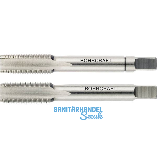 BOHRCRAFT Hand-Gewindebohrer-Satz HSSG DIN2181 6H metrisches Feingewinde 4x0.5