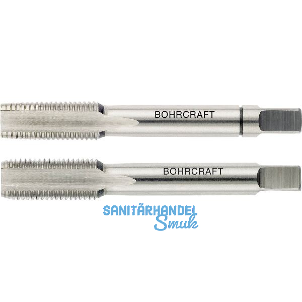 BOHRCRAFT Hand-Gewindebohrersatz HSSG DIN2181UNF amerikanisches Feingewinde 1/2"