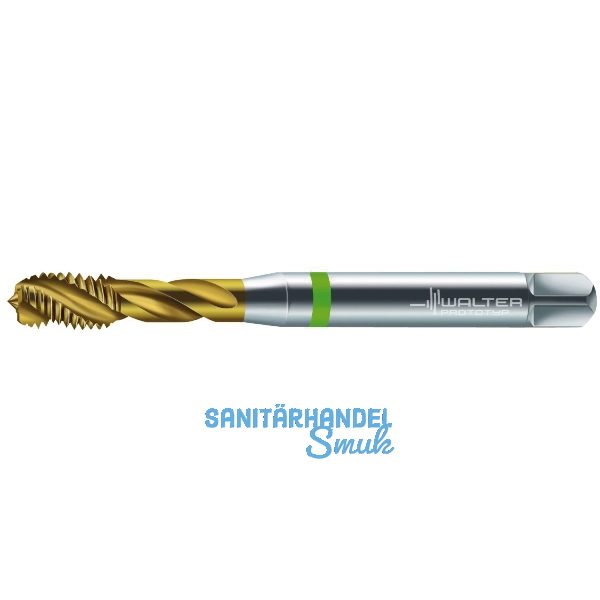 WALTER PARADUR Uni Maschinen-Gewindebohrer HSS-E TIN DIN371 verst.Schaft re M8