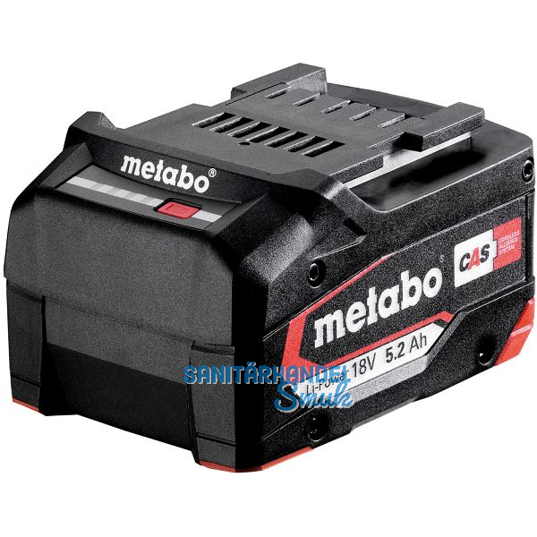 METABO Akku / Ersatzakku 18 Volt / 5,2 Ah (IEC) Li-Ion