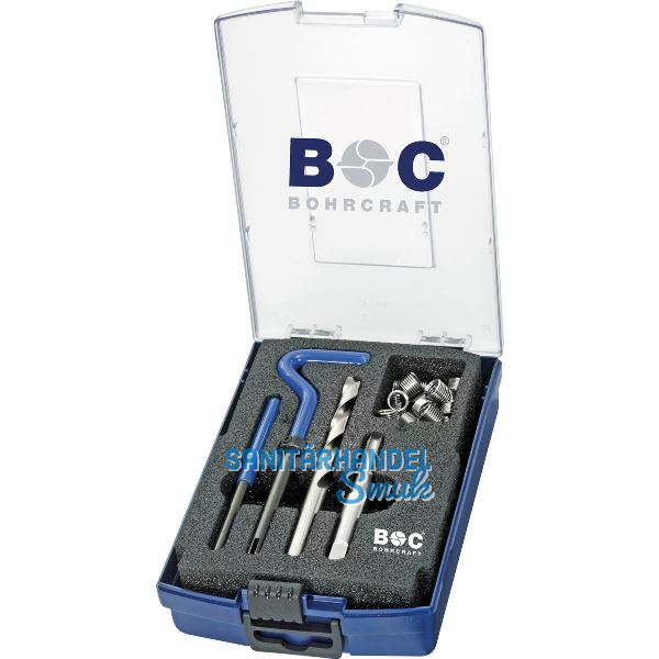BOHRCRAFT Gewinde-Reparatur-Set M6 x 1,0 mm 24-teilig