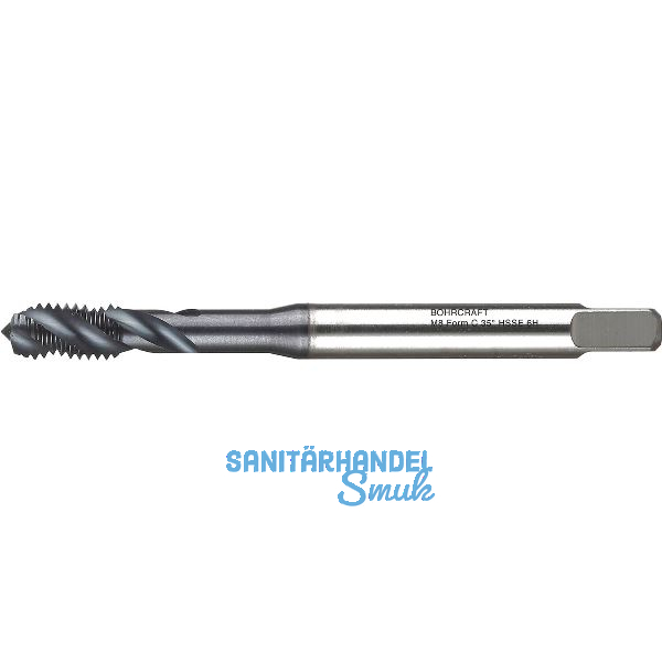 BOHRCRAFT Maschinengewindebohrer 40�RSP HSS-E TIALN DIN371 M3 verst�rkter Schaft