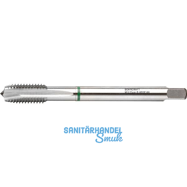BOHRCRAFT Maschinengewindebohrer Form B DIN376 M24 �berlaufschaft Gr�nring