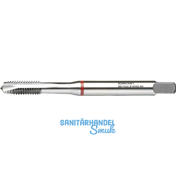 BOHRCRAFT Maschinengewindebohrer Form B DIN371 M6 verst�rkter Schaft Rotring