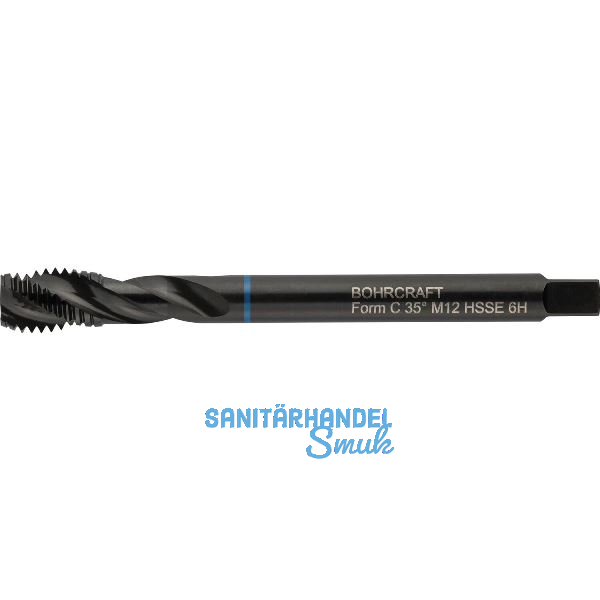 BOHRCRAFT Maschinengewindebohrer 40� RSP DIN376 M20 �berlaufschaft Blauring