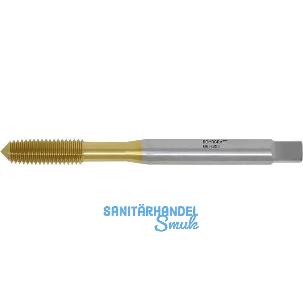 BOHRCRAFT Maschinen Gewindeformer HSS-E Form D TIN DIN371 M8 verst�rkter Schaft