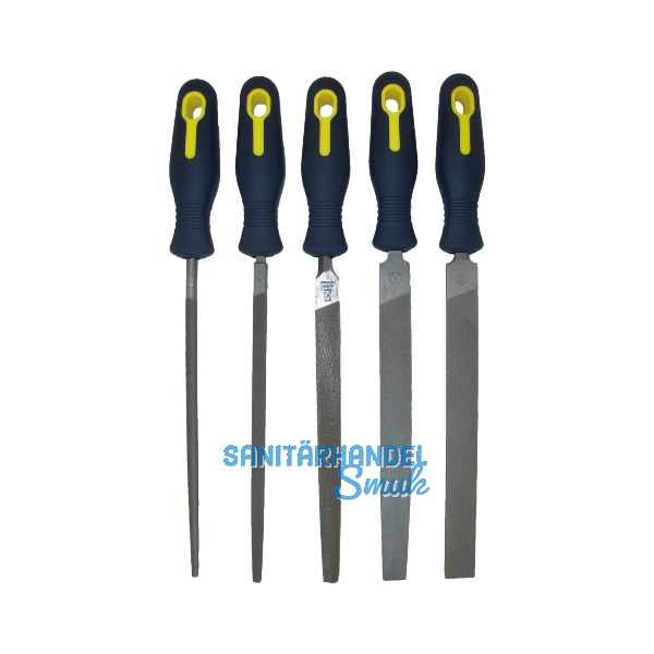 BLU-DAN Werkstatt Feilensatz 5-teilig Hieb 1/250 mm