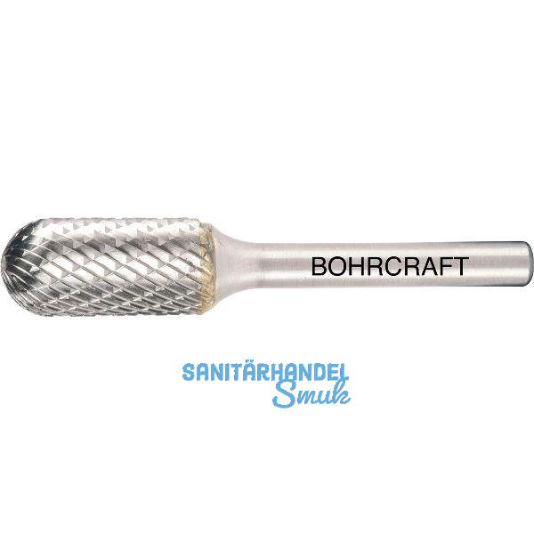 BOHRCRAFT HM-Fr�sstift Form C Walzenrund Kopf � 10 mm L�nge 20 mm Zahnung Z3-X